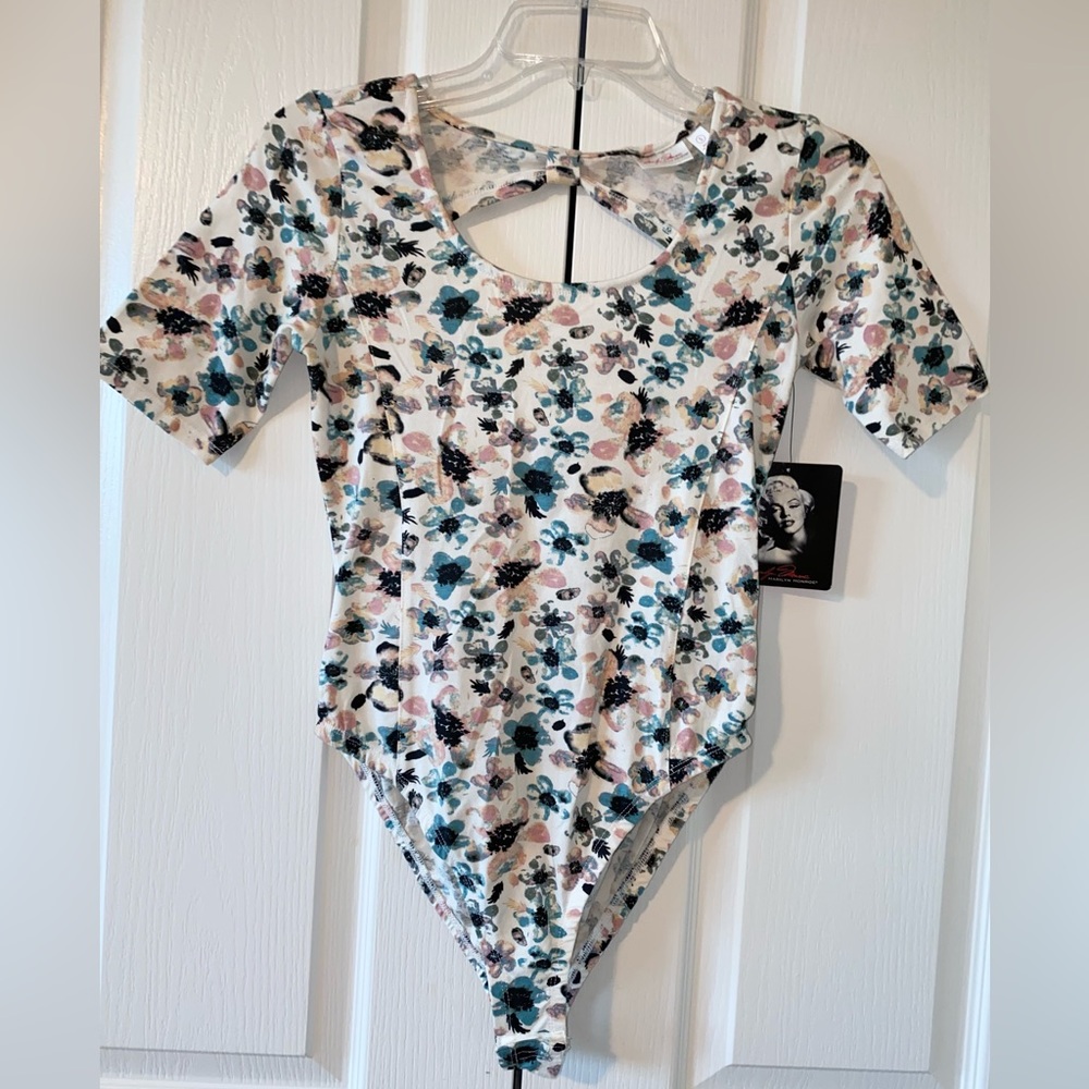 Marilyn Monroe Short Sleeve Bodysuit- Multi Color